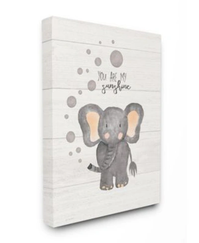 Stupell Industries You Are My Sunshine Elephant Art Collection In Multi