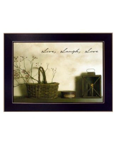 Trendy Decor 4u Live Laugh Love By Billy Jacobs Printed Wall Art Ready To Hang Collection In Multi