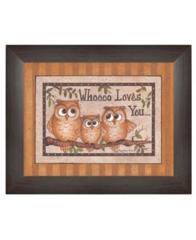 Trendy Decor 4u Whoooo Loves You By Mary June Printed Wall Art Ready To Hang Collection In Multi
