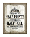 Stupell Industries Half Empty Beer Sign Bar Room Word Design Wall Plaque Art Collection By Retrorocket Studio In Multi-color