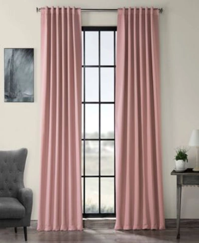 Exclusive Fabrics & Furnishings Exclusive Fabrics Furnishings Weighted Hem Curtain Panels In Blush