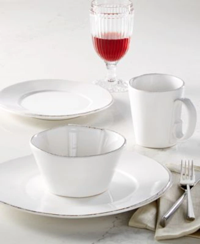 Vietri Lastra Dinnerware Collection In White