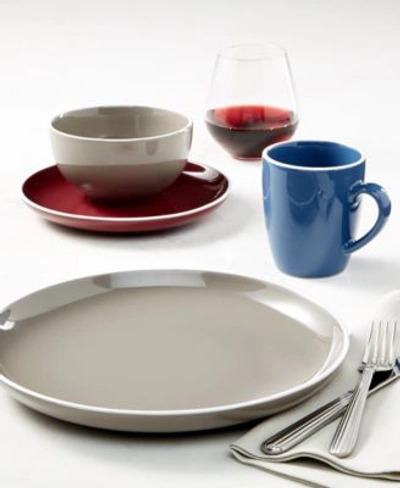 Darbie Angell Potters Wheel Dinnerware Collection Created For Macys In Dark Blue