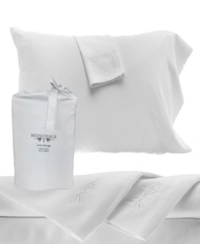 Bedvoyage Luxury 4 Piece Rayon From Bamboo Sheet Set Bedding In White