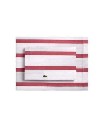 Lacoste Home Archive Sheet Sets Bedding In Baroque Rose