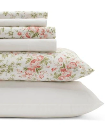 Laura Ashley Marissa Sheet Set Bedding In Coral