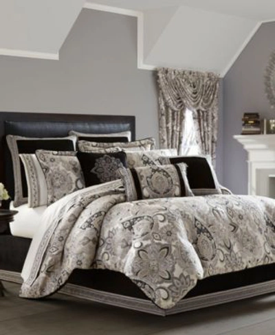 J Queen New York Guiliana Comforter Sets Bedding In Silver