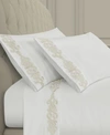 J Queen New York Imperial Sheet Sets Bedding In Silver-tone