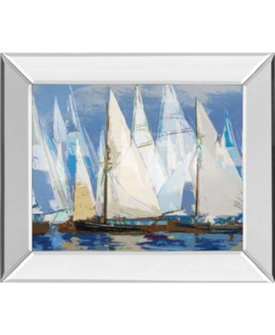 Classy Art Fleot By Paul Duncan Mirror Framed Print Wall Art Collection In Blue