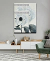READY2HANGART ELEGANT POPPY II WHITE FLORAL CANVAS WALL ART COLLECTION