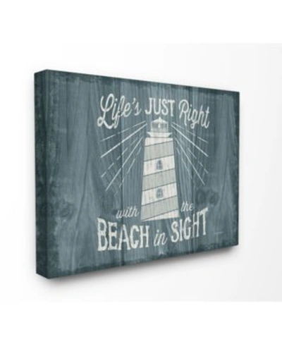 Stupell Industries Lifes Just Right Lighthouse Wall Art Collection In Multi