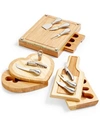 Picnic Time Wine Cheese Cutting Board Collection In Brown