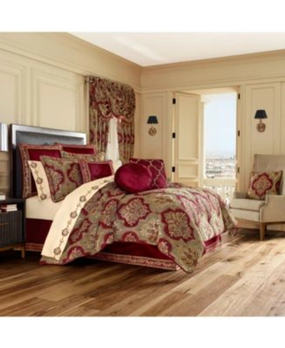 J Queen New York Maribella Comforter Sets Bedding In Crimson