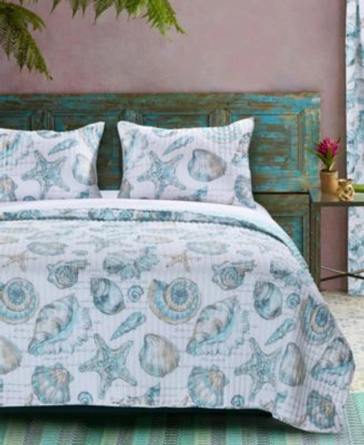 Greenland Home Fashions Cruz Quilt Set 3 Piece In Multi