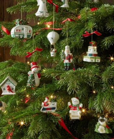 Spode Christmas Ornaments Collection In White Multi