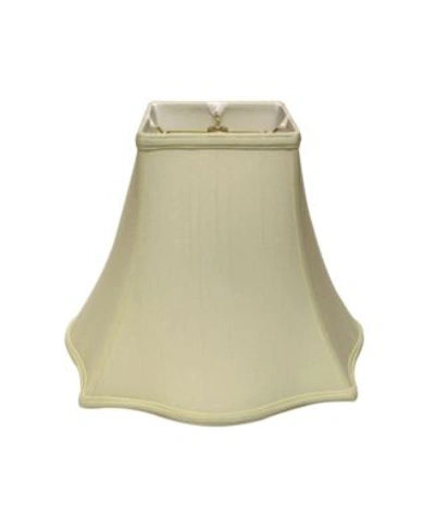 Macy's Cloth Wire Slant Fancy Square Softback Lampshade With Washer Fitter Collection In Off-white