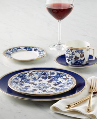 Wedgwood Blue Hibiscus Collection In White