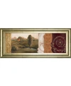 Classy Art Tuscan Scene Framed Print Wall Art Collection In Red