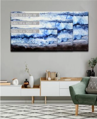 Ready2hangart Ice Wall Abstract Canvas Wall Art Collection In Multi