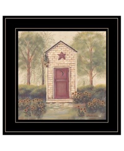 Trendy Decor 4u Folk Art Outhouse Iii By Pam Britton Ready To Hang Framed Print Collection In Multi