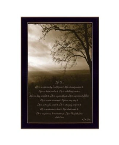 Trendy Decor 4u Life Is By Dee Dee Printed Wall Art Ready To Hang Collection In Multi
