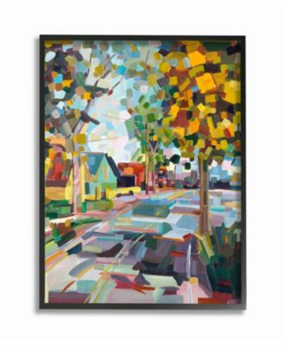 Stupell Industries Geometric New England Fall Scene Wall Art Collection In Multi