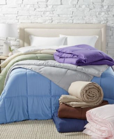 Royal Luxe Lightweight Microfiber Color Hypoallergenic Polyester Fiberfill Down Alternative Comforters Created  In Platinum