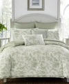 Laura Ashley Natalie Duvet Cover Sets Bedding In Sage