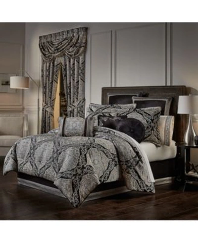 J Queen New York Vera Comforter Sets Bedding In Black