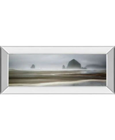 Classy Art From Cannon Beach By David Drost Mirror Framed Print Wall Art Collection In Blue