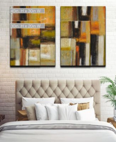 Ready2hangart Down To Earth I Ii 2 Piece Abstract Canvas Wall Art Set Collection In Multi