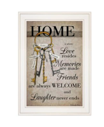 Trendy Decor 4u House Keys By Robin Lee Vieira Ready To Hang Framed Print Collection In Multi