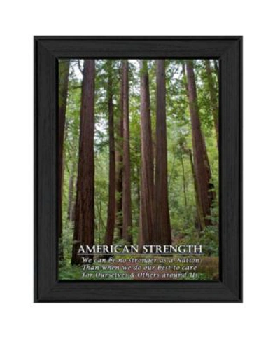 Trendy Decor 4u American Strength By Trendy Decor4u Printed Wall Art Ready To Hang Collection In Multi