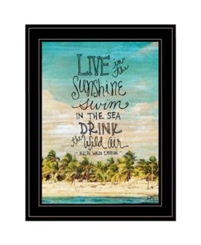 Trendy Decor 4u Live In The Sunshine By Misty Michelle Ready To Hang Framed Print Collection In Multi