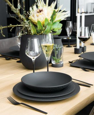 Villeroy & Boch Villeroy Boch Manufacture Rock Dinnerware Collection In Black