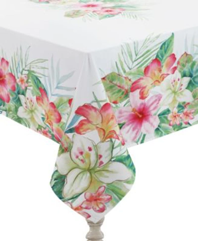 Laural Home Tropical Island Collection In Pink And Green