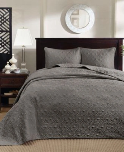 Madison Park Quebec Quilted Bedspread Sets In Navy