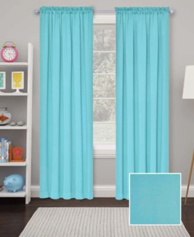 Eclipse Kids Tricia Thermapanel Room Darkening 2 Pc. Panel In Turquoise