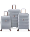 Delsey Meteor Hardside Spinner Luggage Collection Created For Macys In Harbor Grey