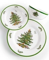 Spode Christmas Tree Melamine Collection In Green