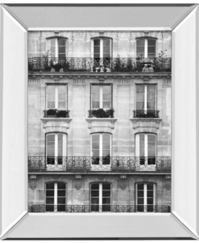 Classy Art Across The Street By Laura Marshall Mirror Framed Print Wall Art Collection In White