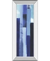 Classy Art Azul Waterfall By Grace Popp Mirror Framed Print Wall Art Collection In Blue