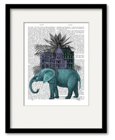 Courtside Market Elephant Citadel Framed Matted Art Collection In Multi