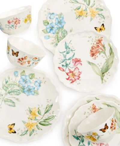 Lenox Butterfly Meadow Melamine Dinnerware Collection In White
