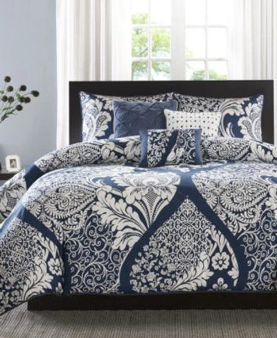 Madison Park Vienna Duvet Cover Sets Bedding In Indigo