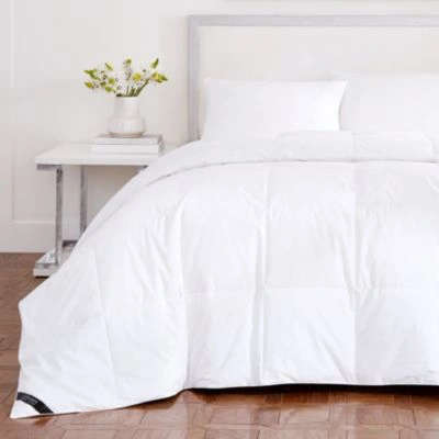 J Queen New York Royalty Down Alternative Allergen Barrier 233 Thread Count Cotton Comforters In White