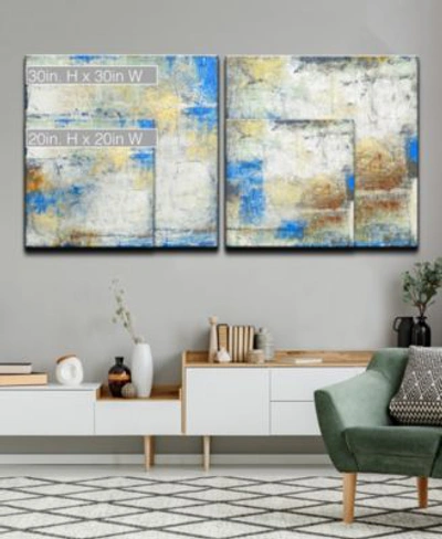 Ready2hangart The View I Ii 2 Piece Abstract Canvas Wall Art Set Collection In Multi