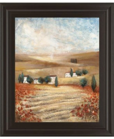 Classy Art Hilltown Lanscanadian Art Prints Inc. E By Rosie Abrahams Framed Print Wall Art Collection In Tan