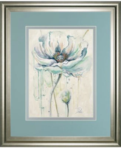 Classy Art Fresh Poppies By Patricia Pinto Framed Print Wall Art Collection In Blue
