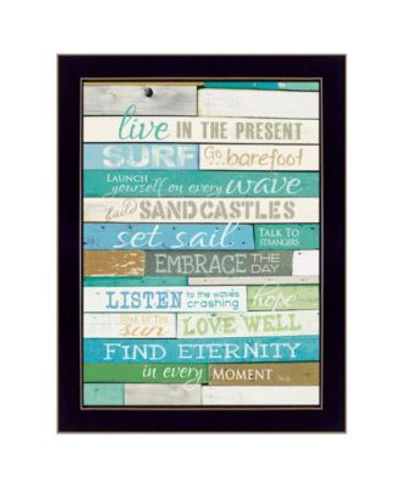 Trendy Decor 4u Live In The Present By Marla Rae Printed Wall Art Ready To Hang Collection In Multi